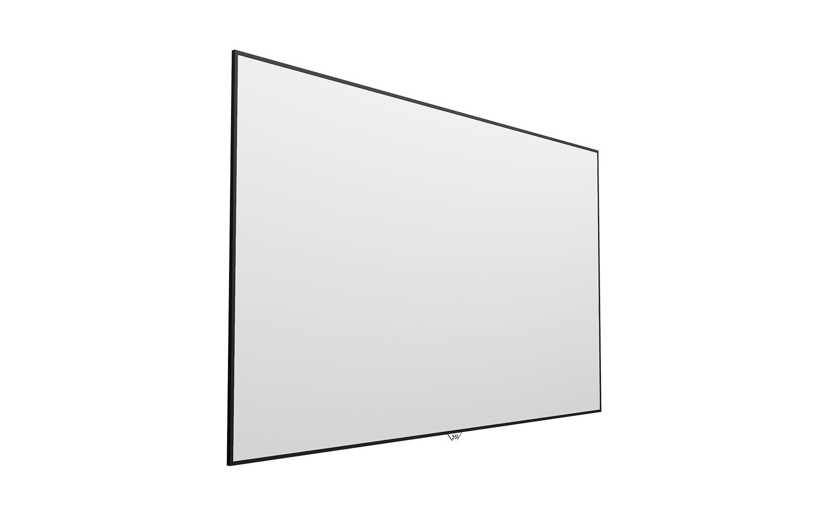 Screen Innovations - Zero Edge 120" Wall Projector - Black/Grey
